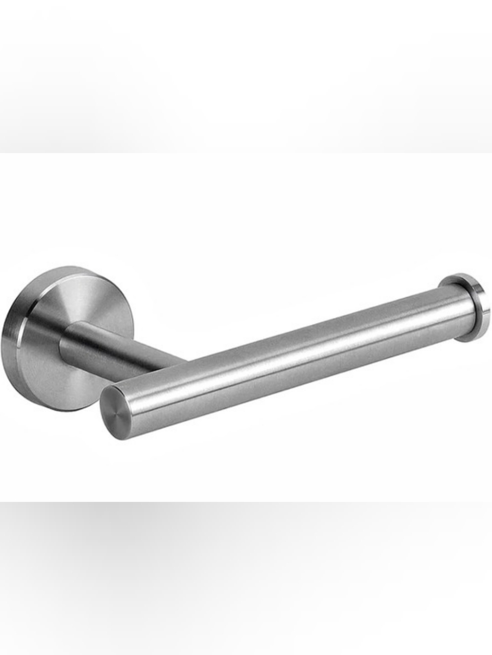 Brand New Brushed Silver Chrome Polished Wall-Mount Toilet Paper Holder